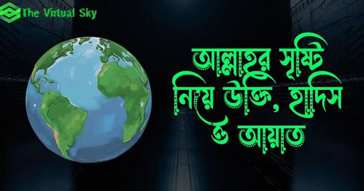 আল্লাহর সৃষ্টি নিয়ে উক্তি, হাদিস, আয়াত ও ক্যাপশন