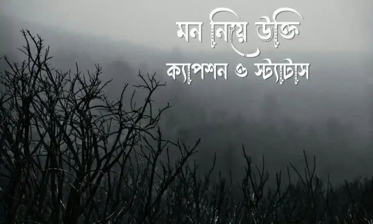 মন নিয়ে উক্তি, ক্যাপশন