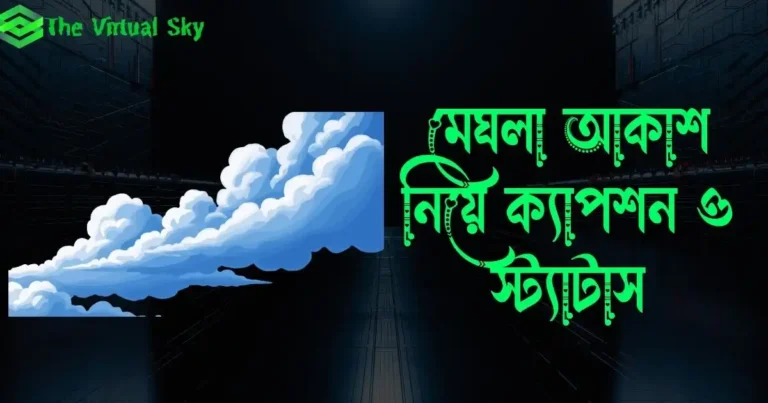 মেঘলা আকাশ নিয়ে ক্যাপশন, স্ট্যাটাস, কবিতা ও পিক