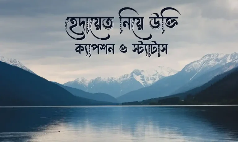 হেদায়েত নিয়ে উক্তি, স্ট্যাটাস