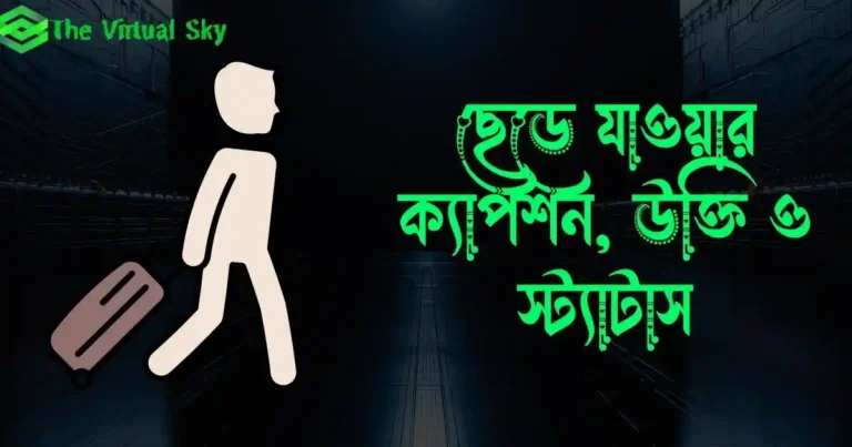 ছেড়ে যাওয়ার ক্যাপশন, উক্তি ও স্ট্যাটাস