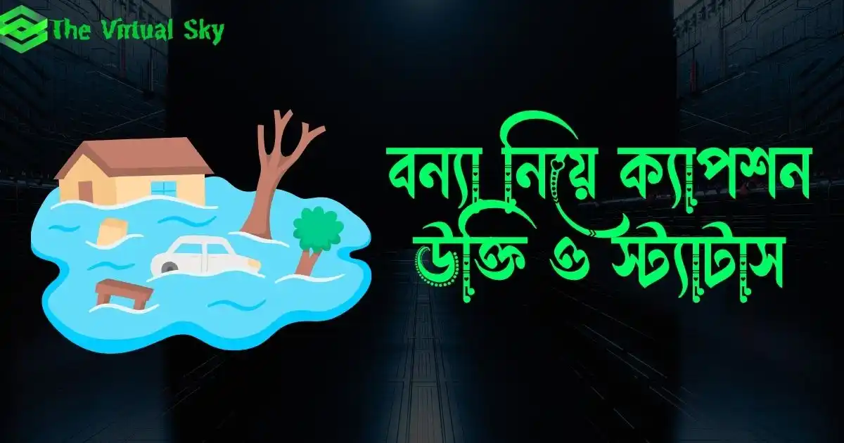বন্যা নিয়ে ক্যাপশন, উক্তি ও স্ট্যাটাস