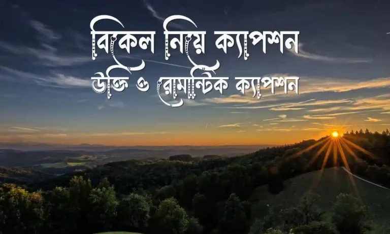 ১৭০টিরও বেশি বাছাইকৃত বিকেল নিয়ে ক্যাপশন, উক্তি ও রোমান্টিক ক্যাপশন