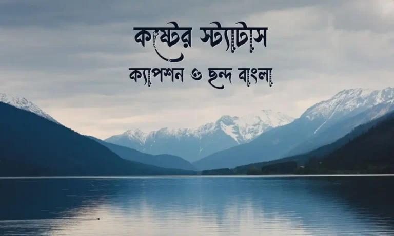 ২১০টিরও বেশি বাছাইকৃত কষ্টের স্ট্যাটাস, ক্যাপশন ও ছন্দ বাংলা
