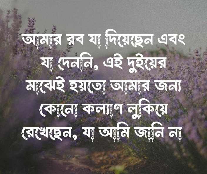আল্লাহর সন্তুষ্টি নিয়ে উক্তি