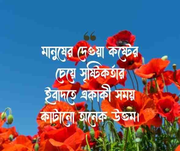একাকিত্ব নিয়ে ইসলামিক ক্যাপশন