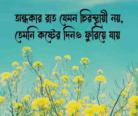 কঠিন সময় নিয়ে উক্তি