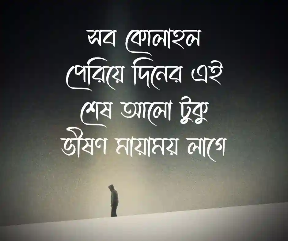 গোধূলি বিকেল নিয়ে ক্যাপশন