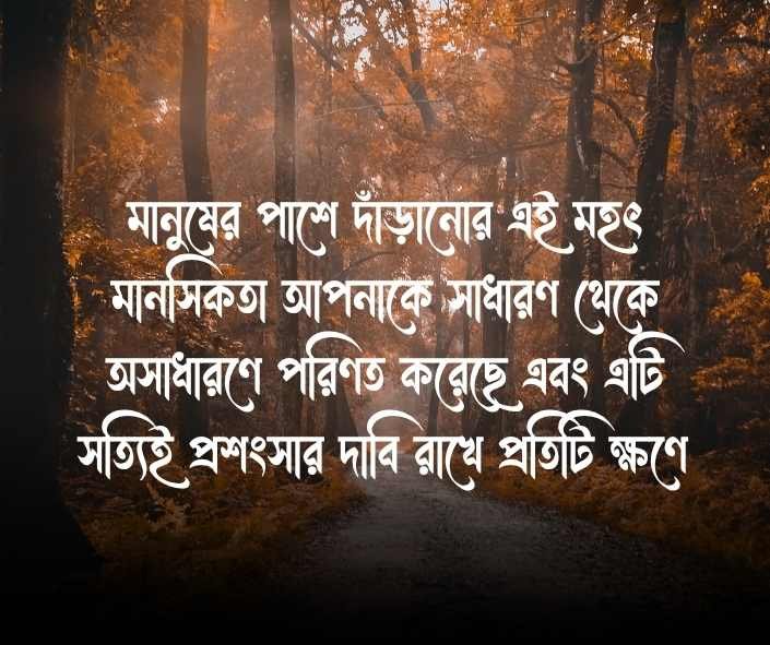 ভালো কাজের প্রশংসা স্ট্যাটাস