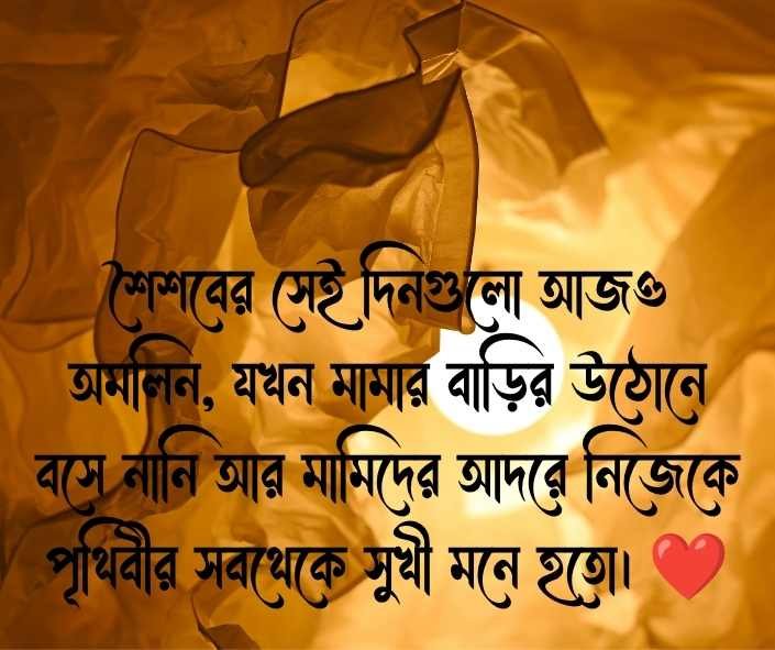 মামার বাড়ি মধুর হাড়ি ক্যাপশন