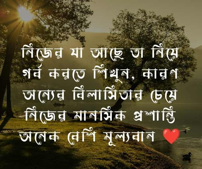 সন্তুষ্টি নিয়ে উক্তি