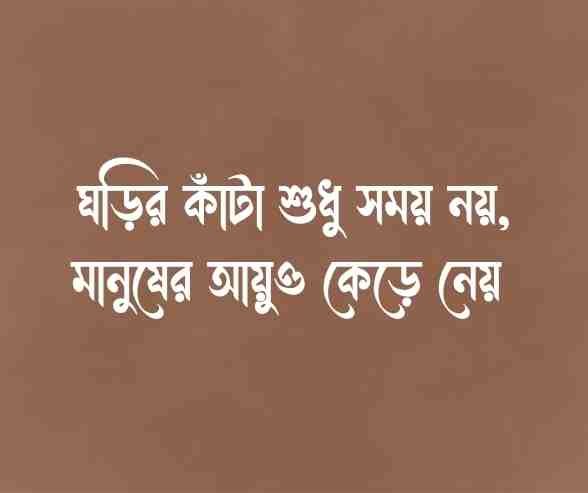 সময় নিয়ে উক্তি