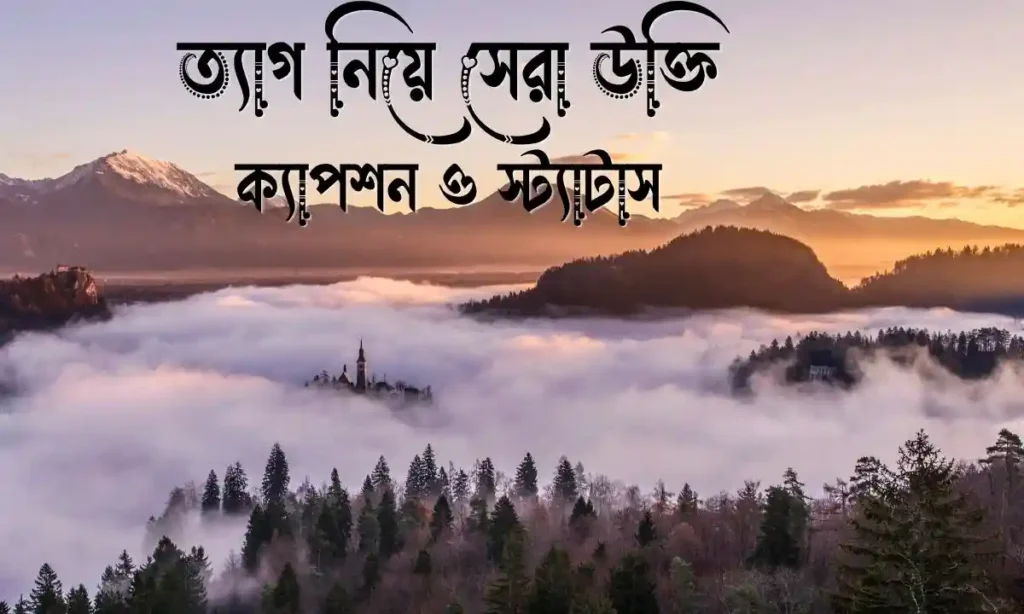 ত্যাগ নিয়ে সেরা উক্তি ও স্ট্যাটাস