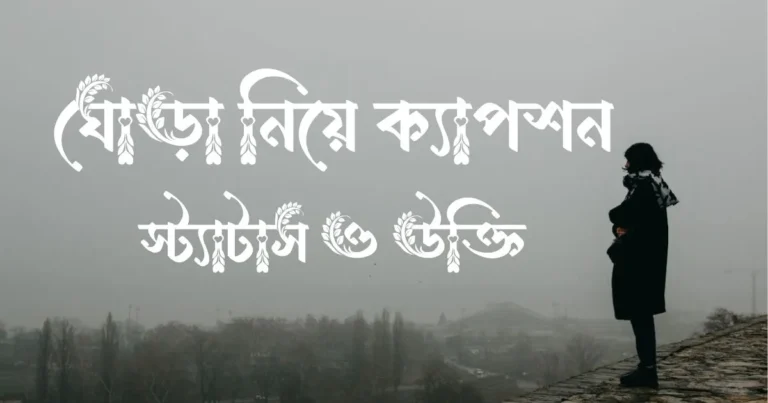 ঘোড়া নিয়ে ক্যাপশন, স্ট্যাটাস ও উক্তি