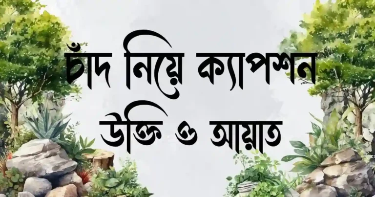 চাঁদ নিয়ে ক্যাপশন, উক্তি ও আয়াত