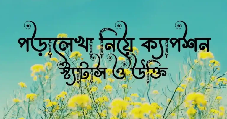 পড়ালেখা-নিয়ে-ক্যাপশন-স্ট্যাটাস-ও-উক্তি