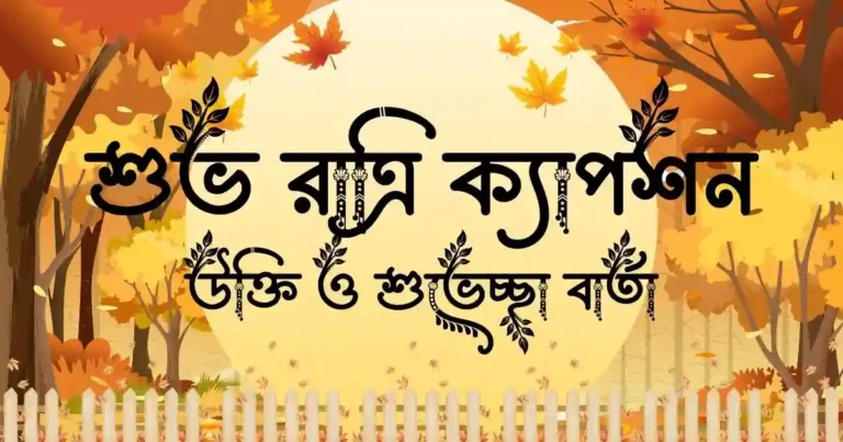 শুভ রাত্রি ক্যাপশন, উক্তি ও শুভেচ্ছা বার্তা