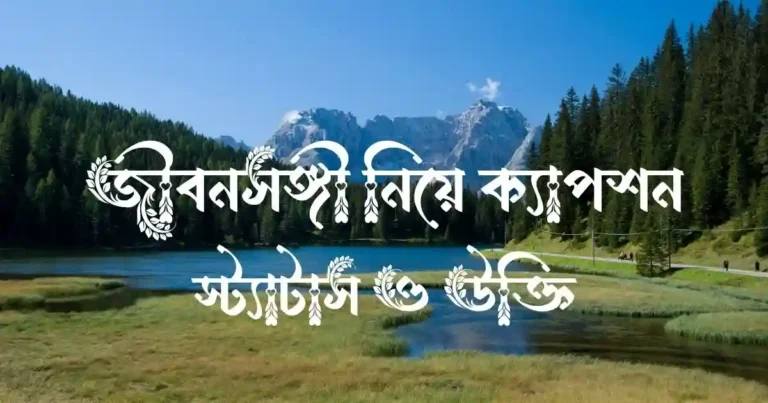 জীবনসঙ্গী নিয়ে ক্যাপশন, স্ট্যাটাস ও উক্তি
