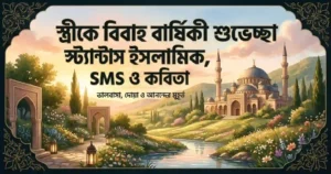 স্ত্রীকে বিবাহ বার্ষিকী শুভেচ্ছা ইসলামিক স্ট্যাটাস, SMS ও কবিতা