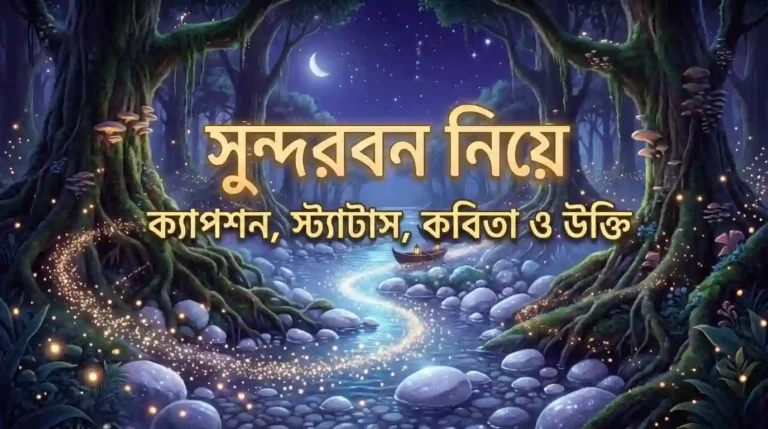 সুন্দরবন নিয়ে ক্যাপশন, স্ট্যাটাস ও উক্তি